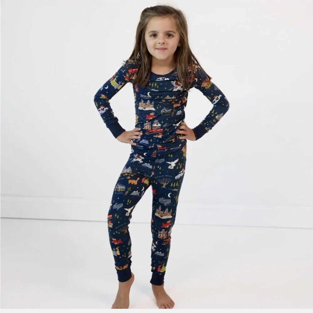 Little Sleepies Harry Potter™ Evening at Hogwarts™ Two-Piece Pajama Set - Picture 2 of 8